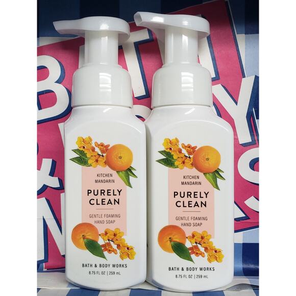 BBW Purely Clean Kitchen Mandarin Gentle Foaming Hand Soap - Picture 1 of 2